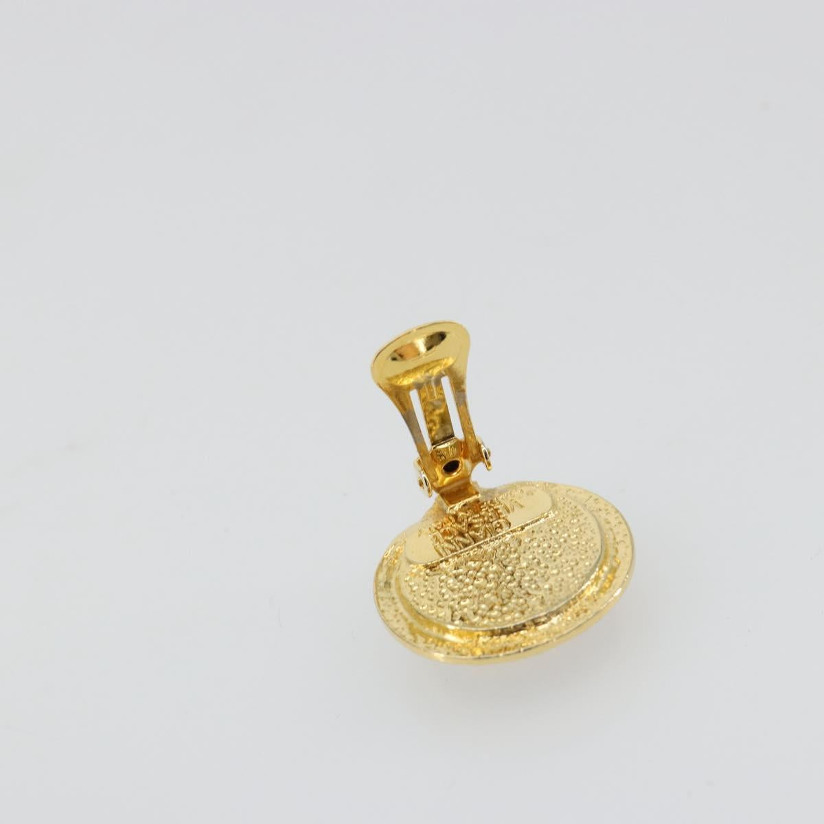 Gianni Versace Medusa Earring metal Gold Auth BA13250