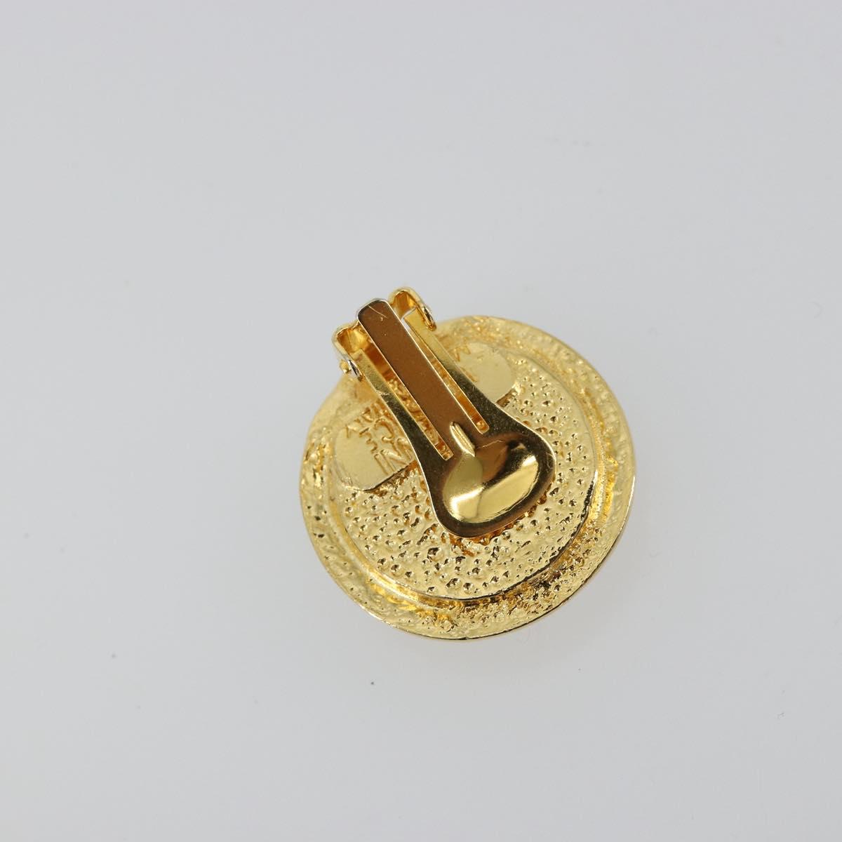 Gianni Versace Medusa Earring metal Gold Auth BA13250