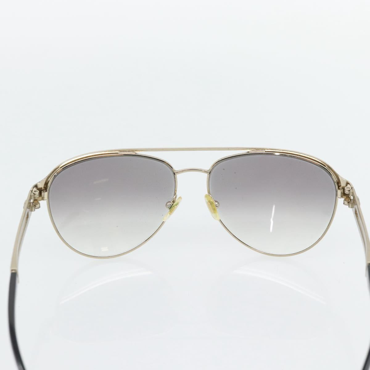 VERSACE Medusa Sunglasses metal Black Auth BA13255