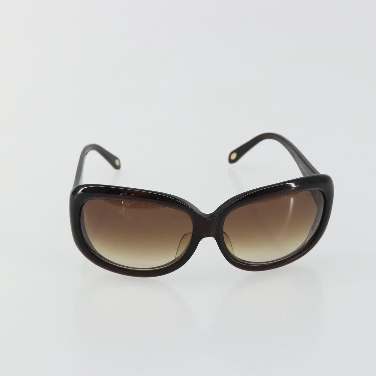 TIFFANY&Co. Sunglasses plastic Brown Auth BA13256