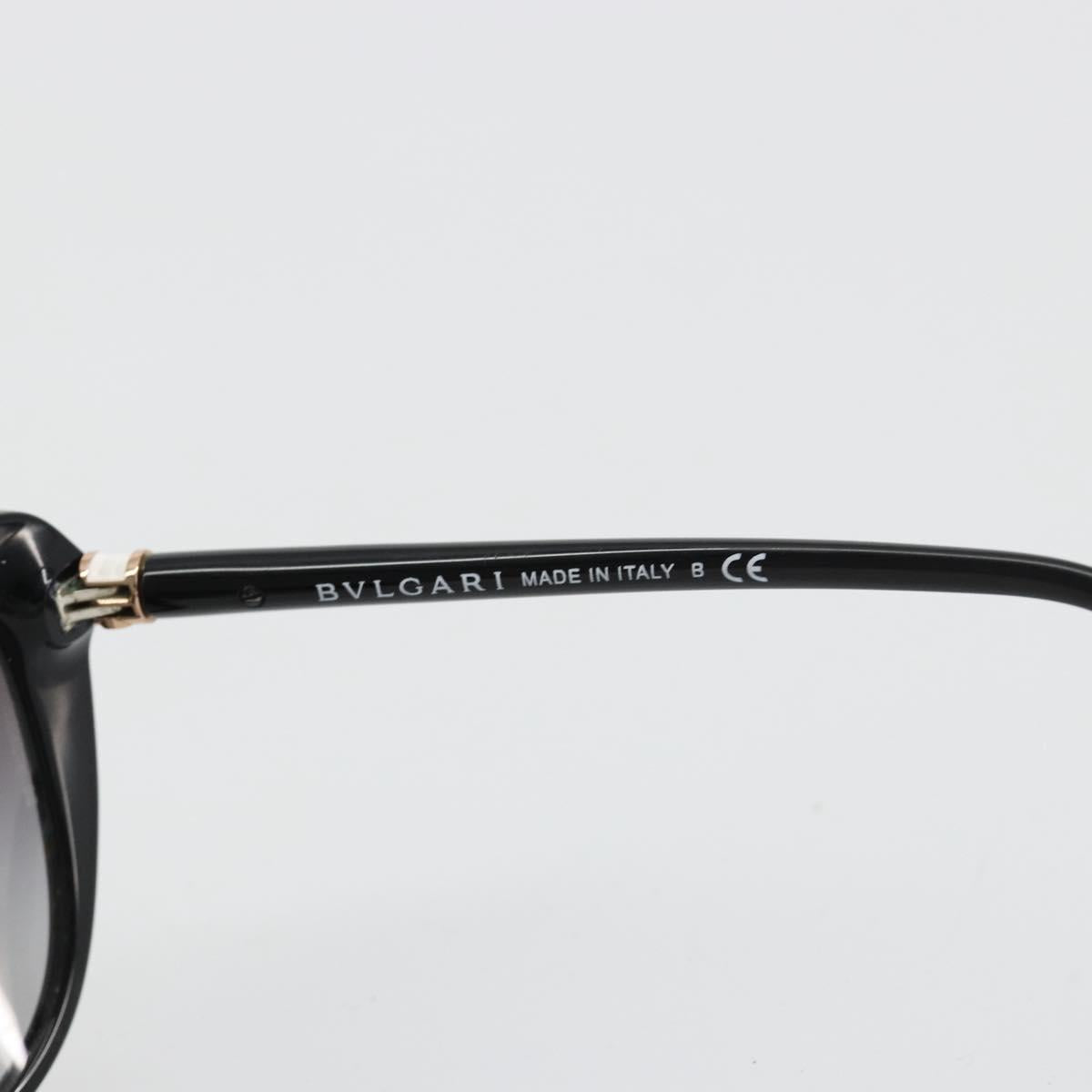 BVLGARI Sunglasses plastic Black Auth BA13257