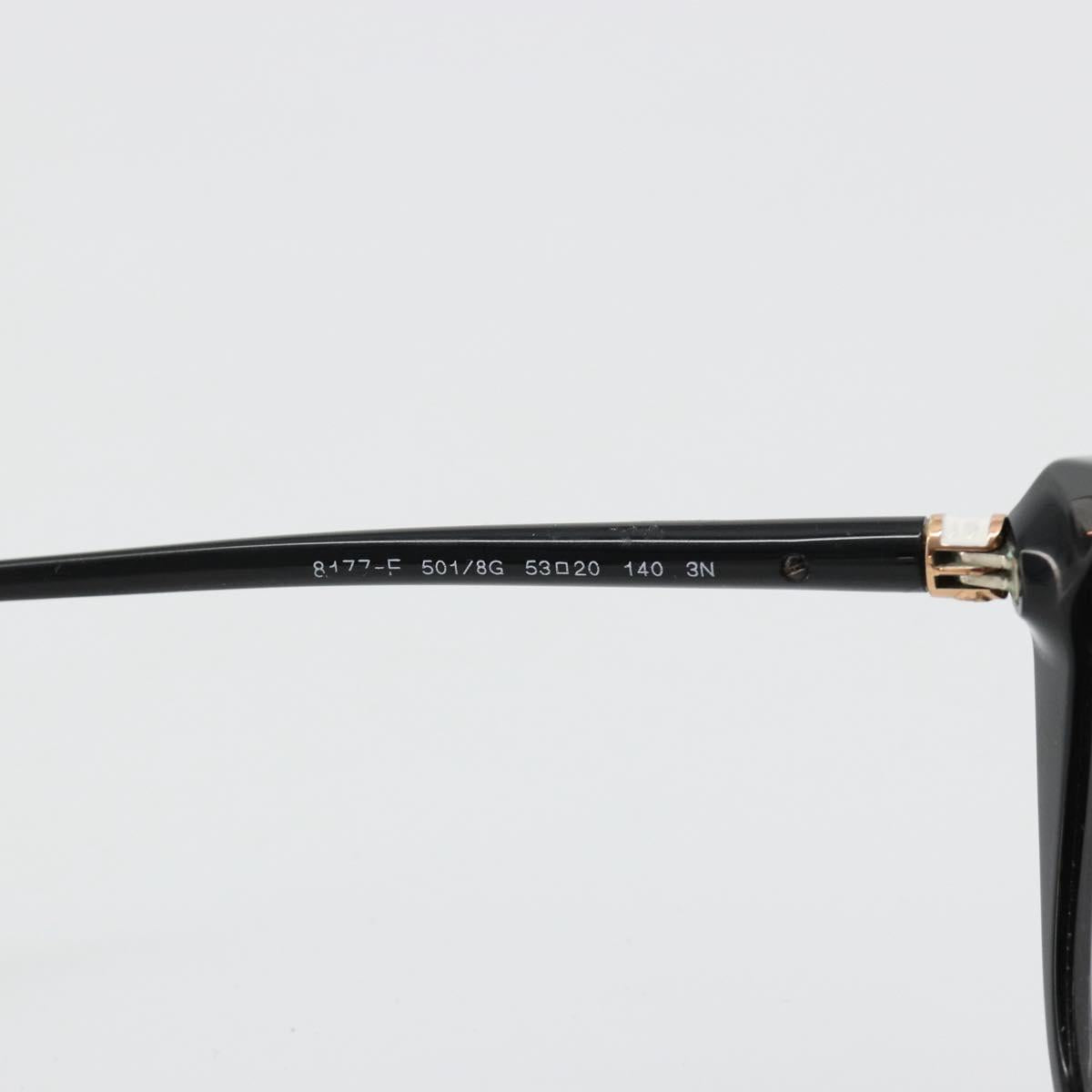 BVLGARI Sunglasses plastic Black Auth BA13257