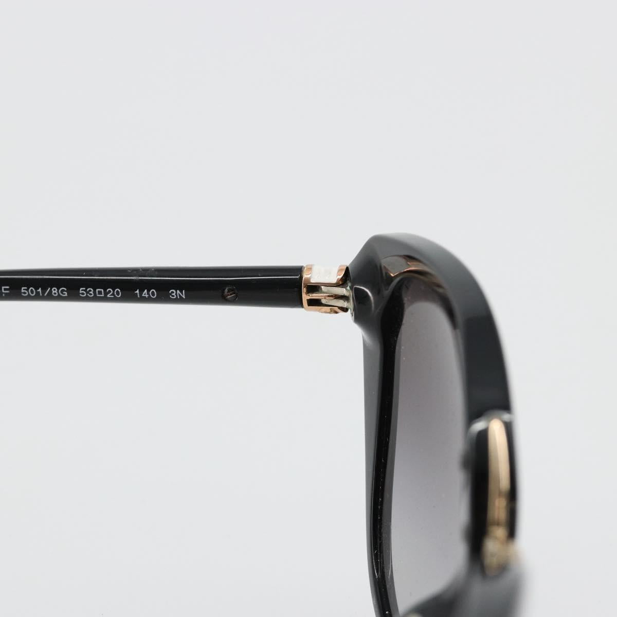 BVLGARI Sunglasses plastic Black Auth BA13257