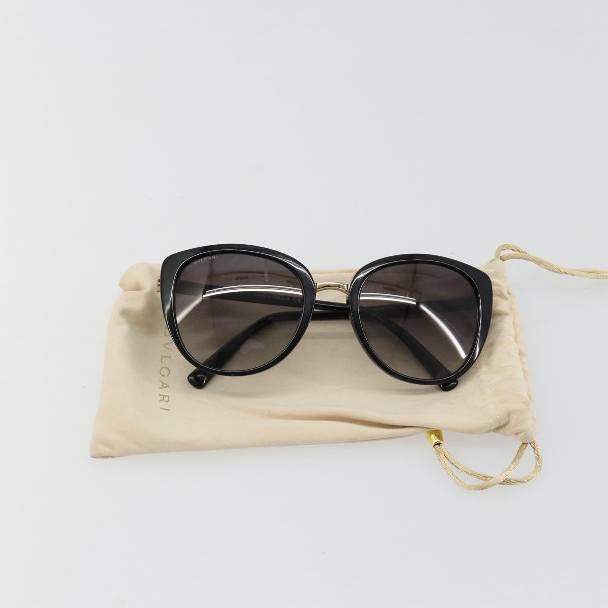 BVLGARI Sunglasses plastic Black Auth BA13257