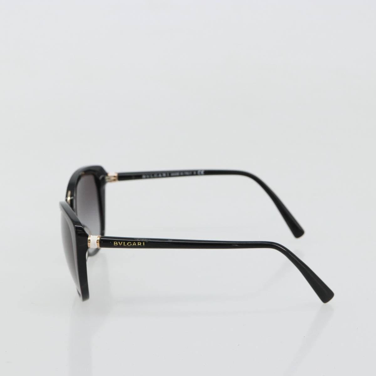 BVLGARI Sunglasses plastic Black Auth BA13257