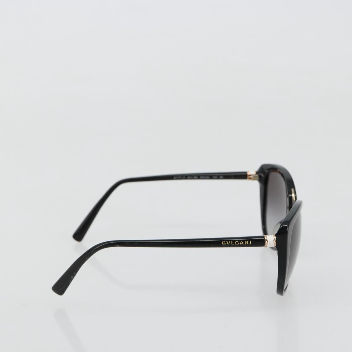 BVLGARI Sunglasses plastic Black Auth BA13257