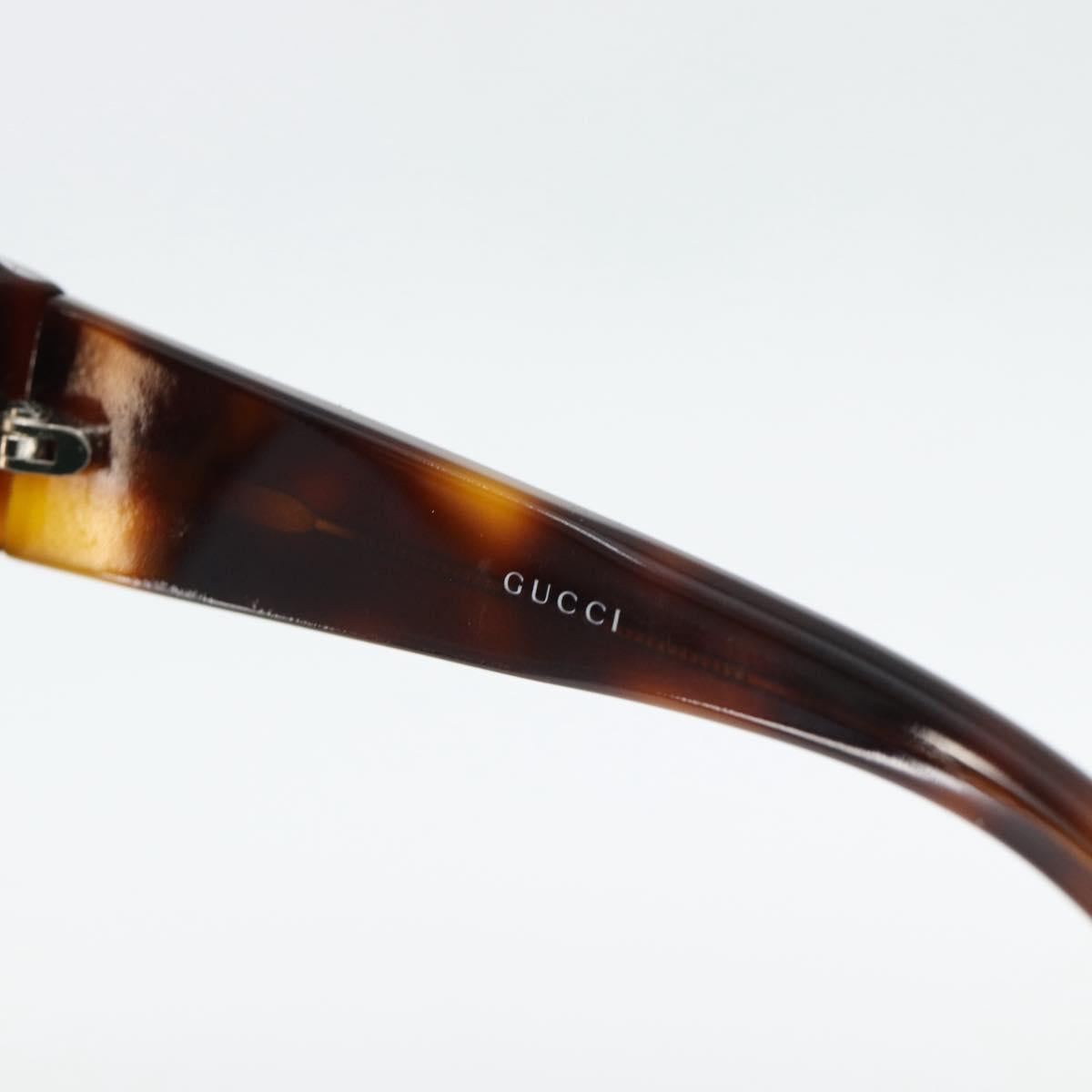 GUCCI Tortoise Pattern Sunglasses Plastic Brown Auth BA13260