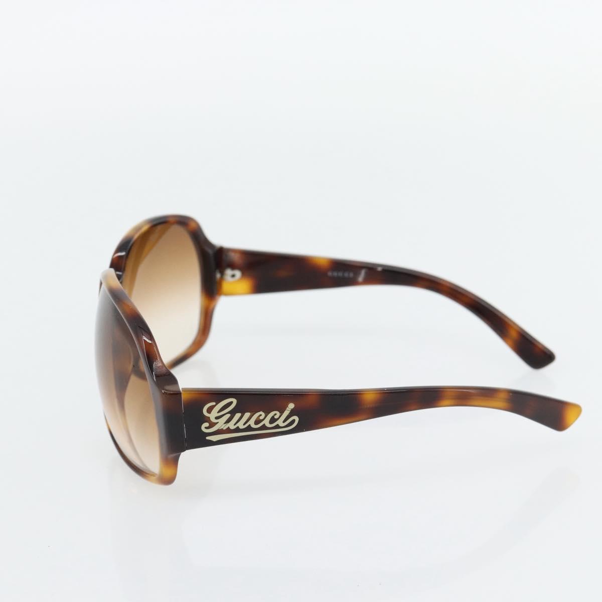 GUCCI Tortoise Pattern Sunglasses Plastic Brown Auth BA13260