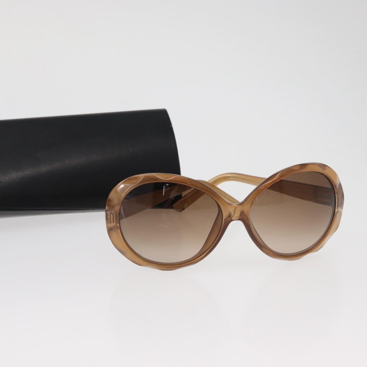 FENDI Sunglasses plastic Beige Auth BA13262