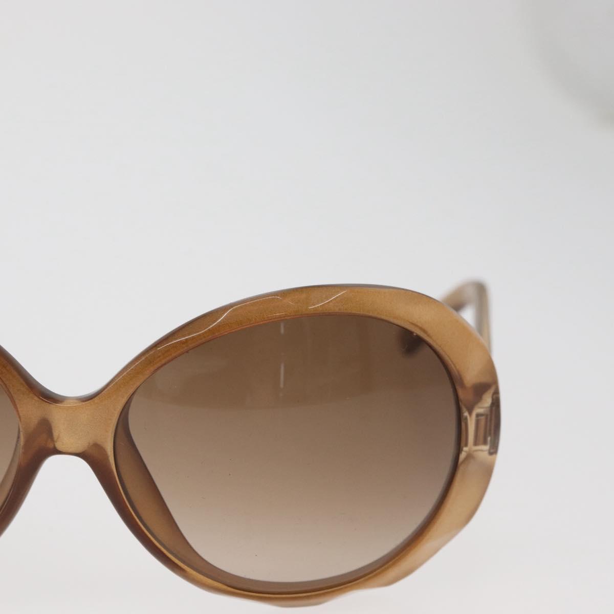 FENDI Sunglasses plastic Beige Auth BA13262