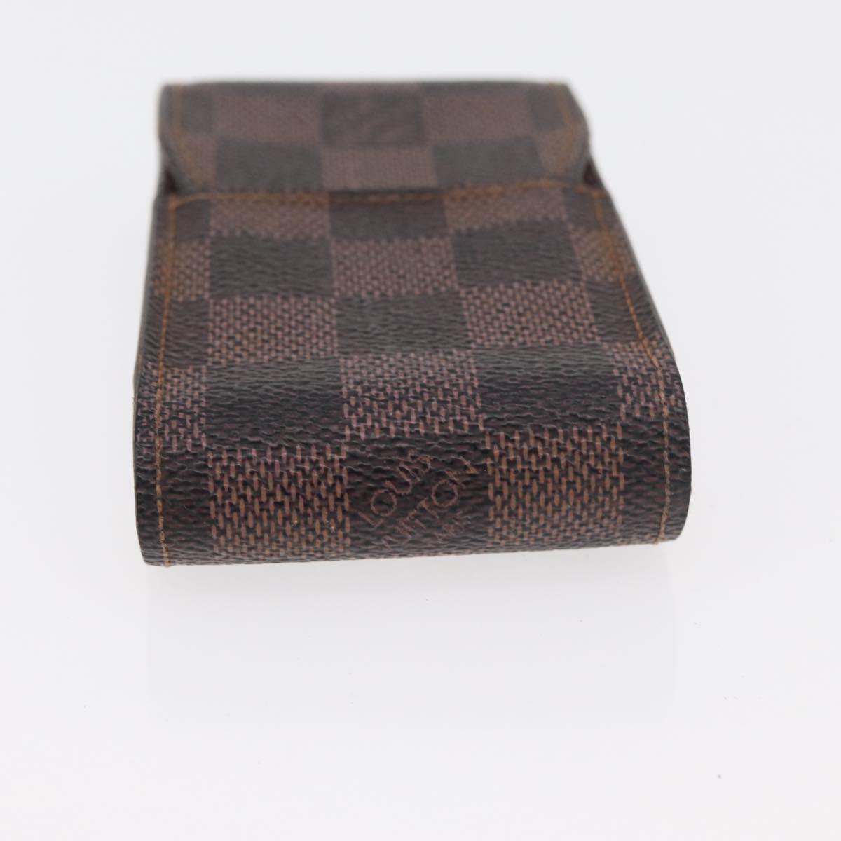 LOUIS VUITTON Monogram Damier Ebene Etui Cigarette Case 4 Set LV Auth BA13268