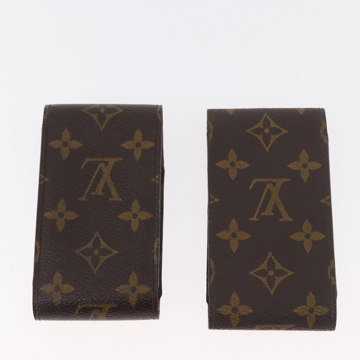 LOUIS VUITTON Monogram Damier Ebene Etui Cigarette Case 4 Set LV Auth BA13268
