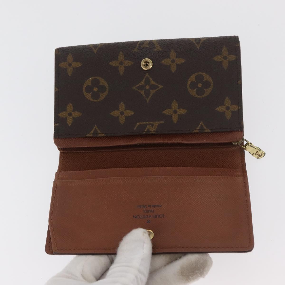 LOUIS VUITTON Monogram Wallet 5 Set LV Auth BA13272