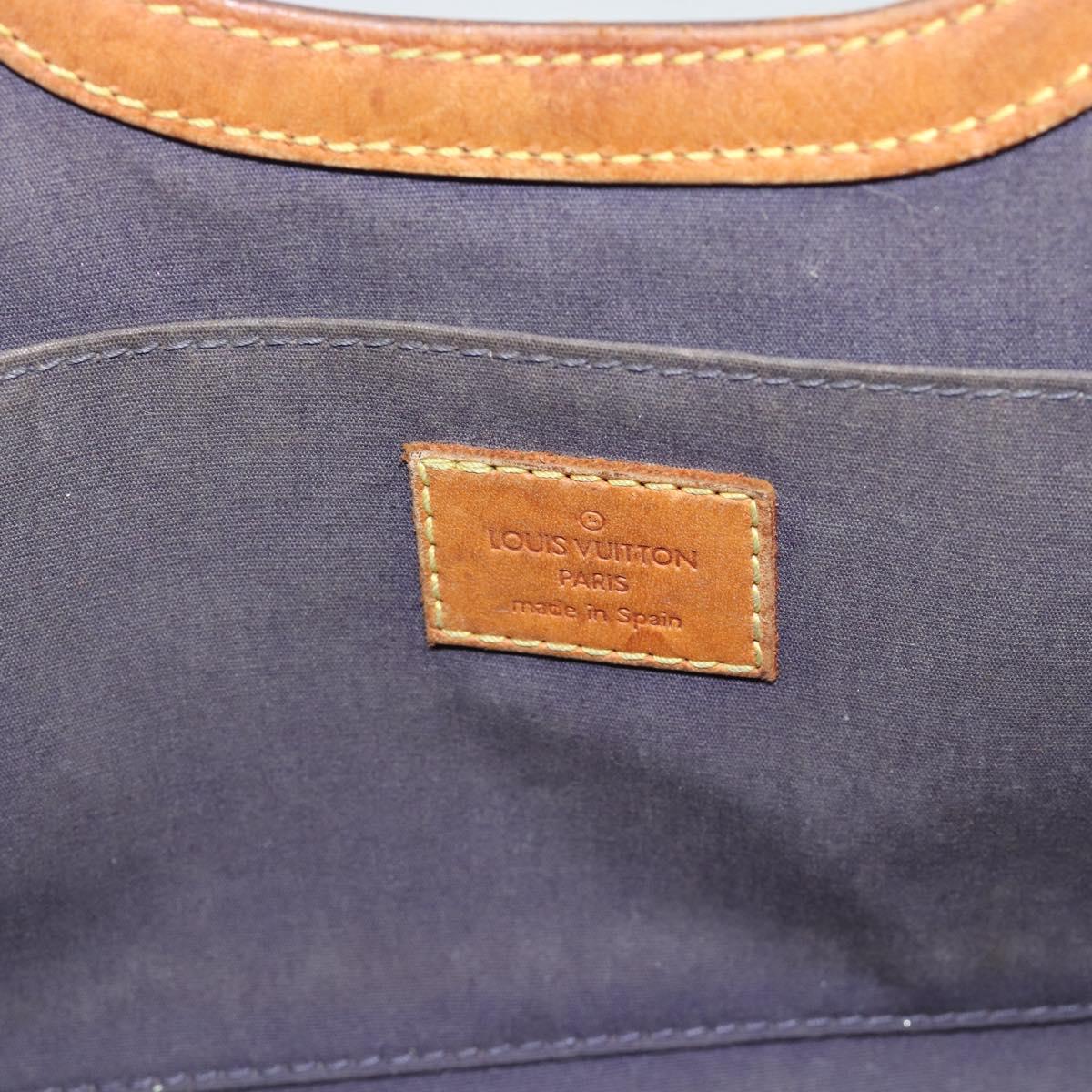LOUIS VUITTON Monogram Vernis Roxbury Drive Bag 2way Indigo M91373 Auth BA13287