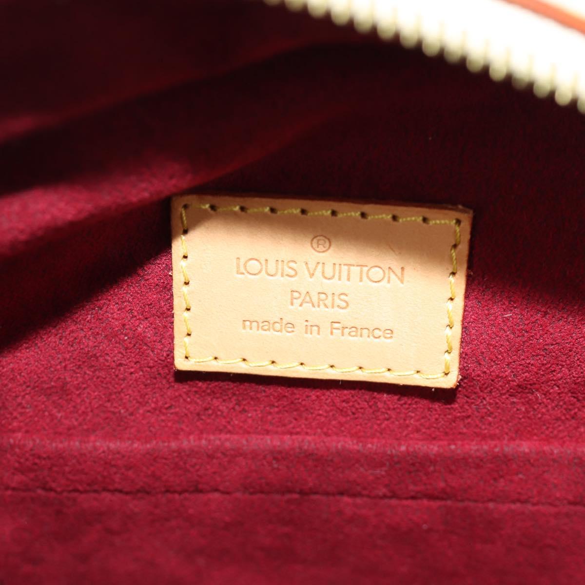 LOUIS VUITTON Monogram Multicolor Claudia Hand Bag White M40193 Auth BA13291SAV
