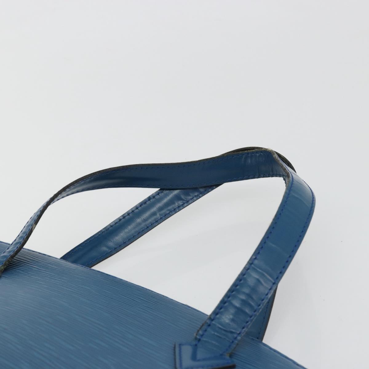 LOUIS VUITTON Epi Saint Jacques Shoulder Bag Blue M52275 LV Auth BA13296