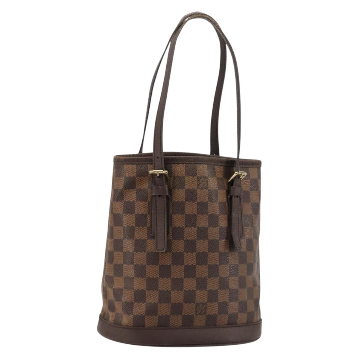 LOUIS VUITTON Damier Ebene Marais Shoulder Bag N42240 LV Auth BA13312