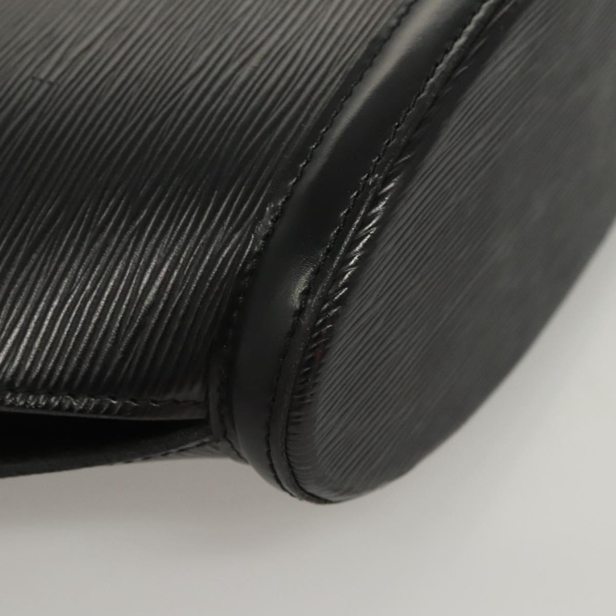 LOUIS VUITTON Epi Saint Jacques Shoulder Bag Black M50042 LV Auth BA1332