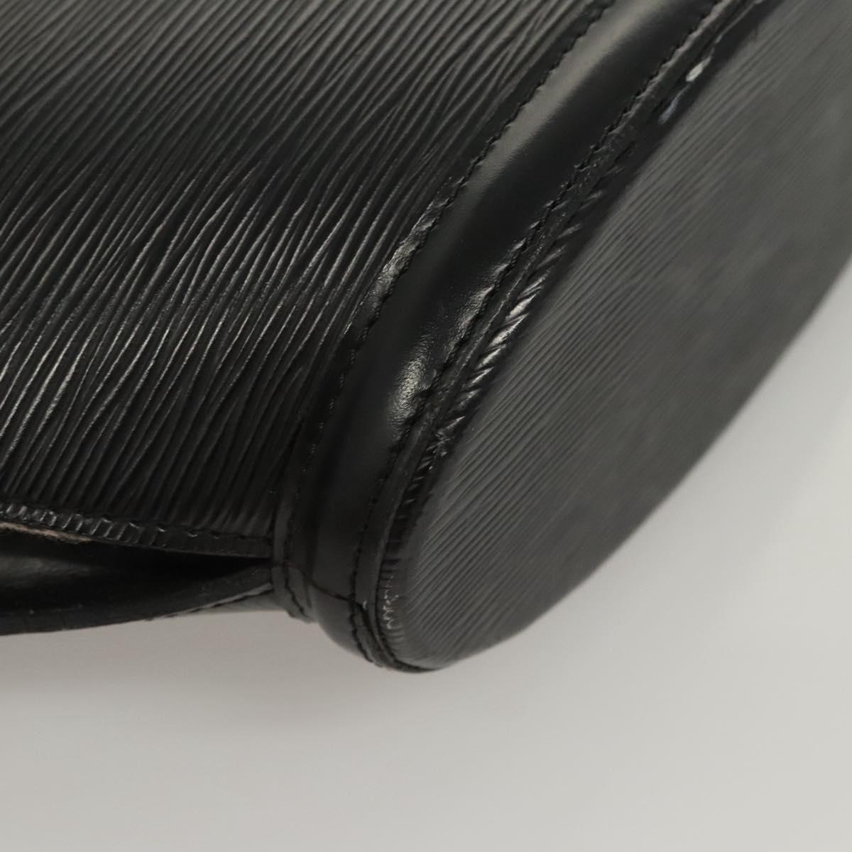 LOUIS VUITTON Epi Saint Jacques Shoulder Bag Black M50042 LV Auth BA1332