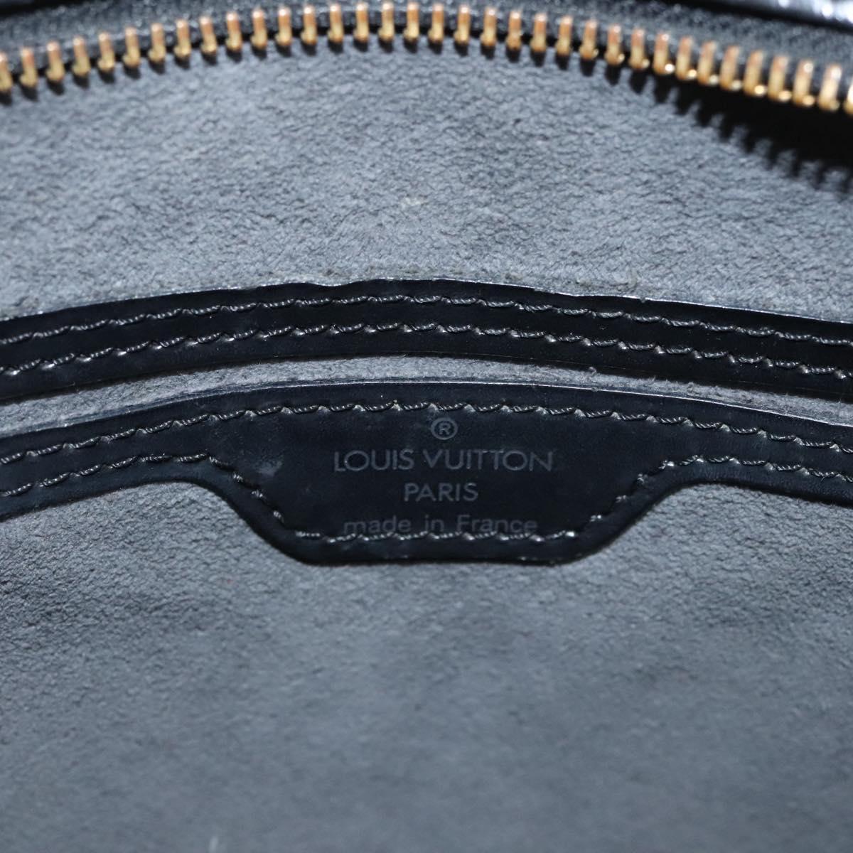 LOUIS VUITTON Epi Saint Jacques Shoulder Bag Black M50042 LV Auth BA1332