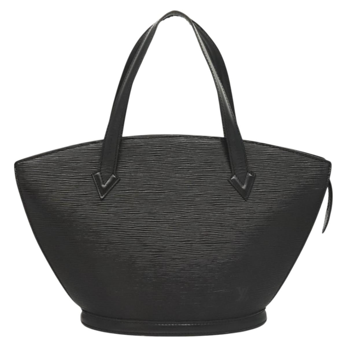 LOUIS VUITTON Epi Saint Jacques Shoulder Bag Black M50042 LV Auth BA1332