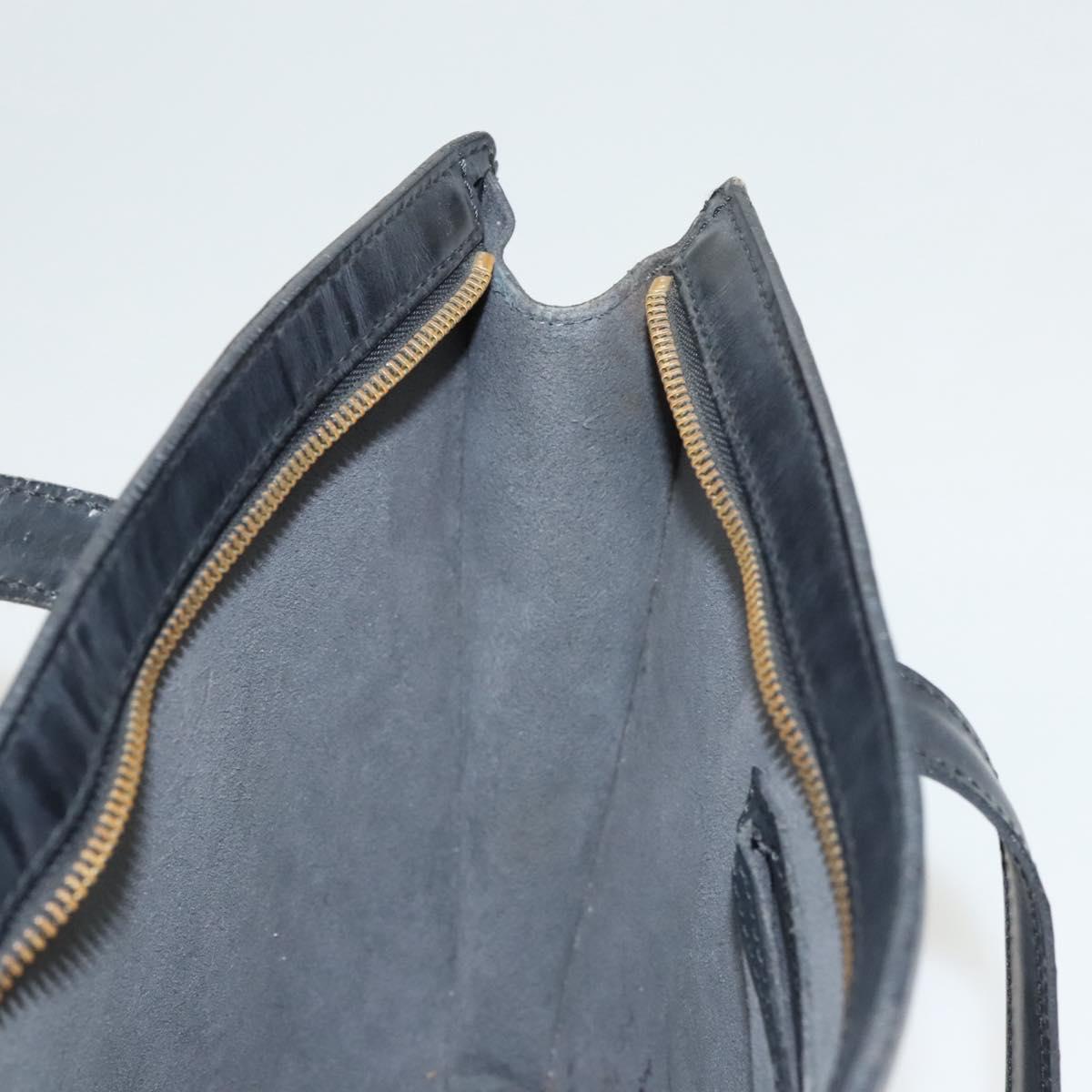 LOUIS VUITTON Epi Saint Jacques Shoulder Bag Black M50042 LV Auth BA1332