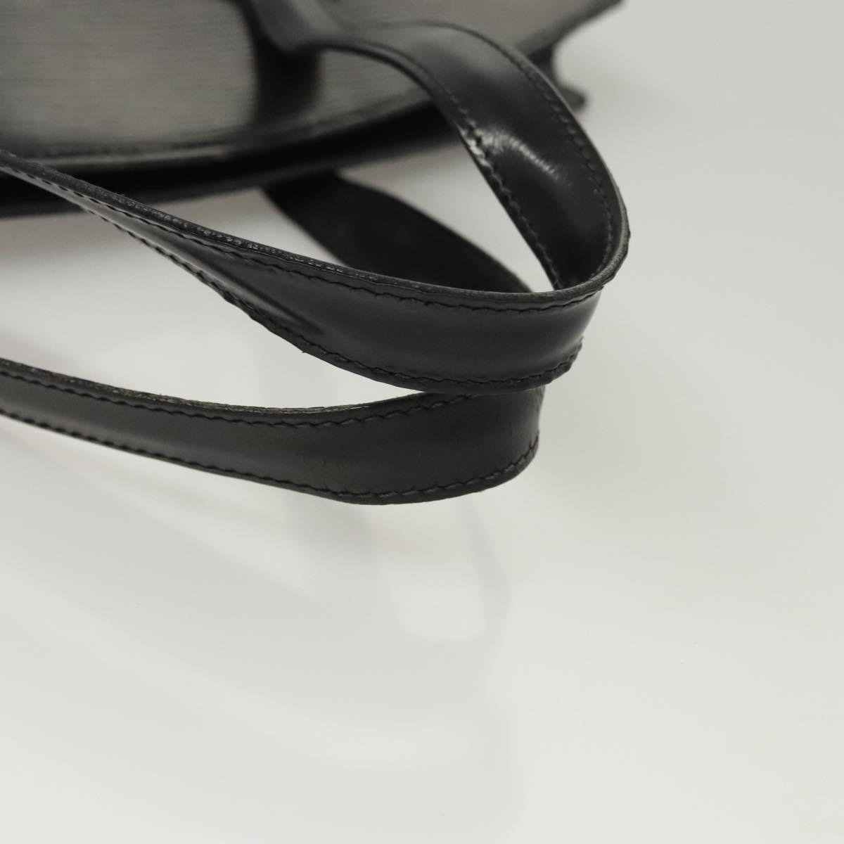 LOUIS VUITTON Epi Saint Jacques Shoulder Bag Black M50042 LV Auth BA1332