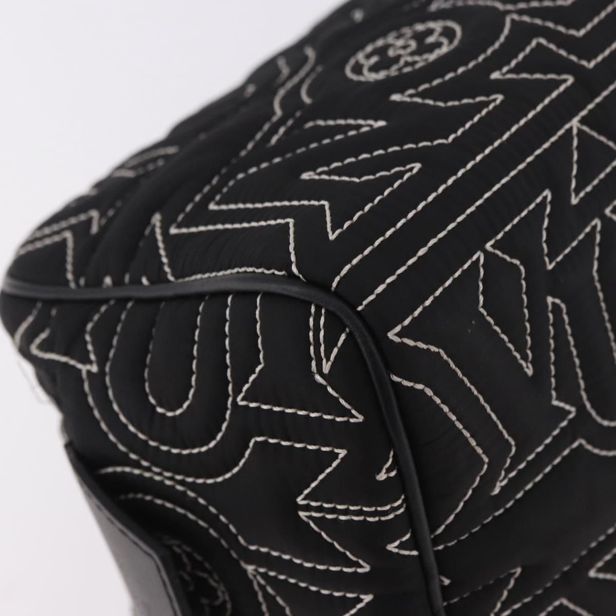 LOUIS VUITTON LV Snow Dopp Kit Clutch Bag Nylon Black M21435 LV Auth BA13321SM