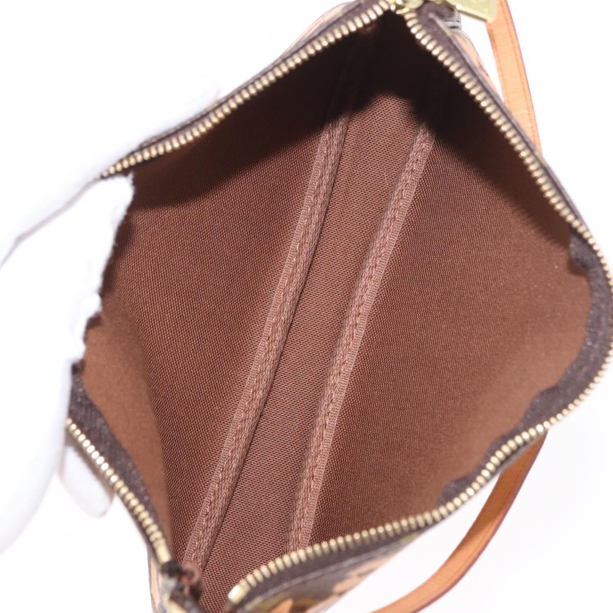 LOUIS VUITTON Graffiti Pochette Accessoires Orange M92193 LV Auth BA13322SAV