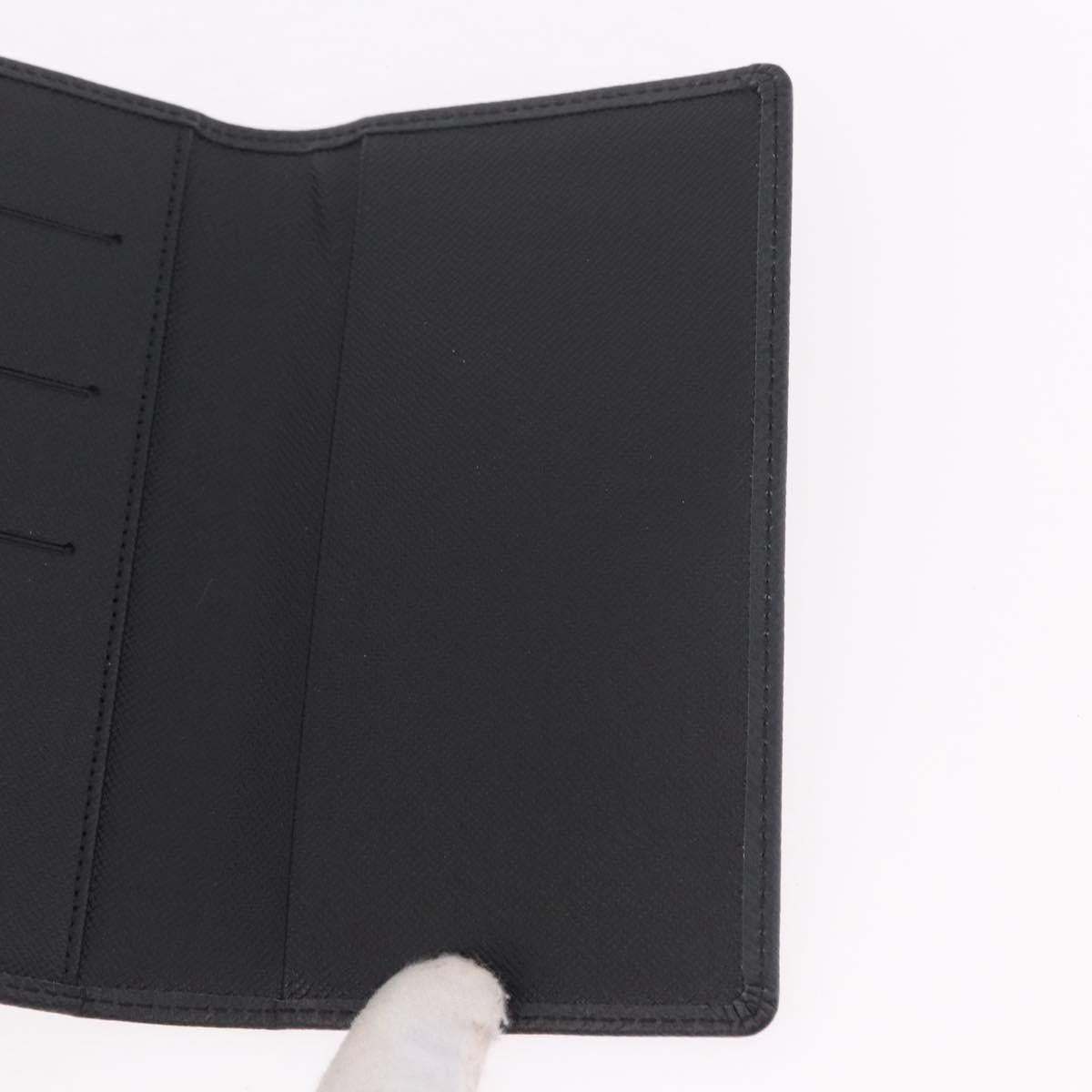 LOUIS VUITTON Taiga Agenda Poche Note Cover Ardoise R20425 LV Auth BA13323V