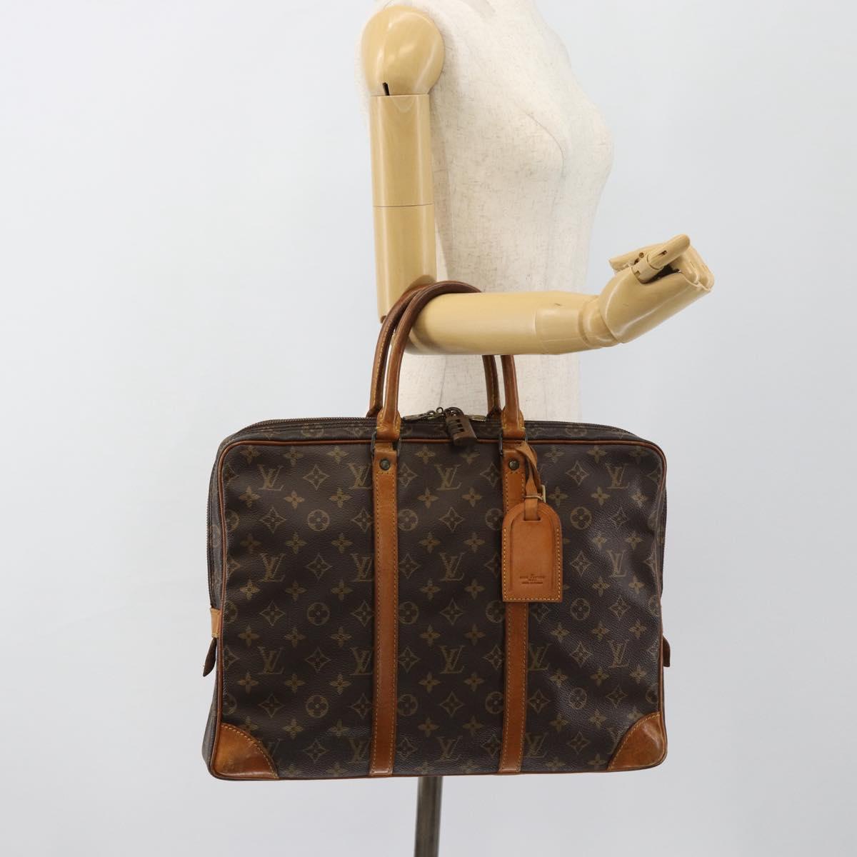 LOUIS VUITTON Monogram Porte Documents Voyage Business Bag M53361 Auth BA13326