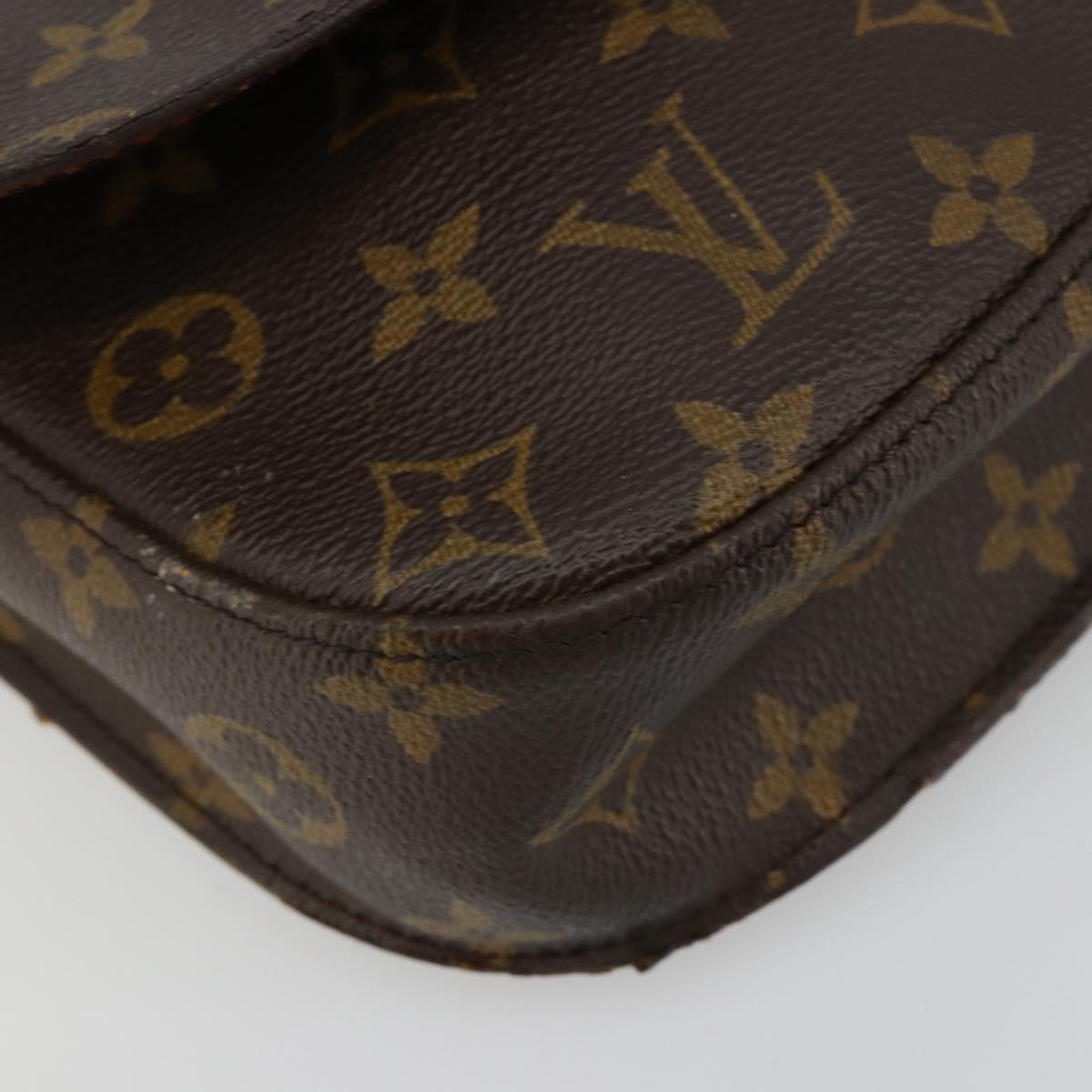 LOUIS VUITTON Monogram Saint Cloud MM Shoulder Bag M51243 LV Auth BA13328