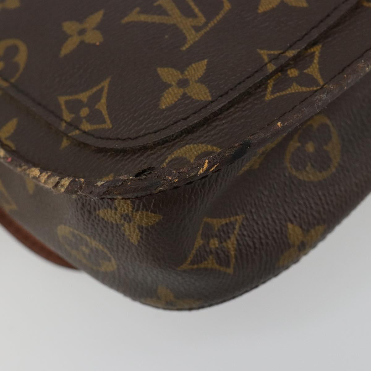 LOUIS VUITTON Monogram Saint Cloud MM Shoulder Bag M51243 LV Auth BA13328