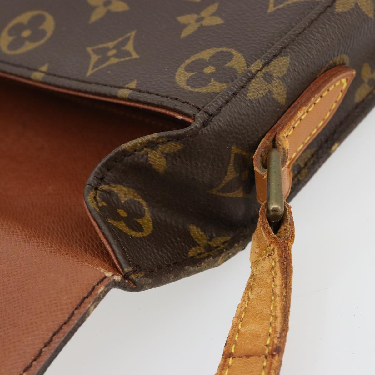 LOUIS VUITTON Monogram Saint Cloud MM Shoulder Bag M51243 LV Auth BA13328