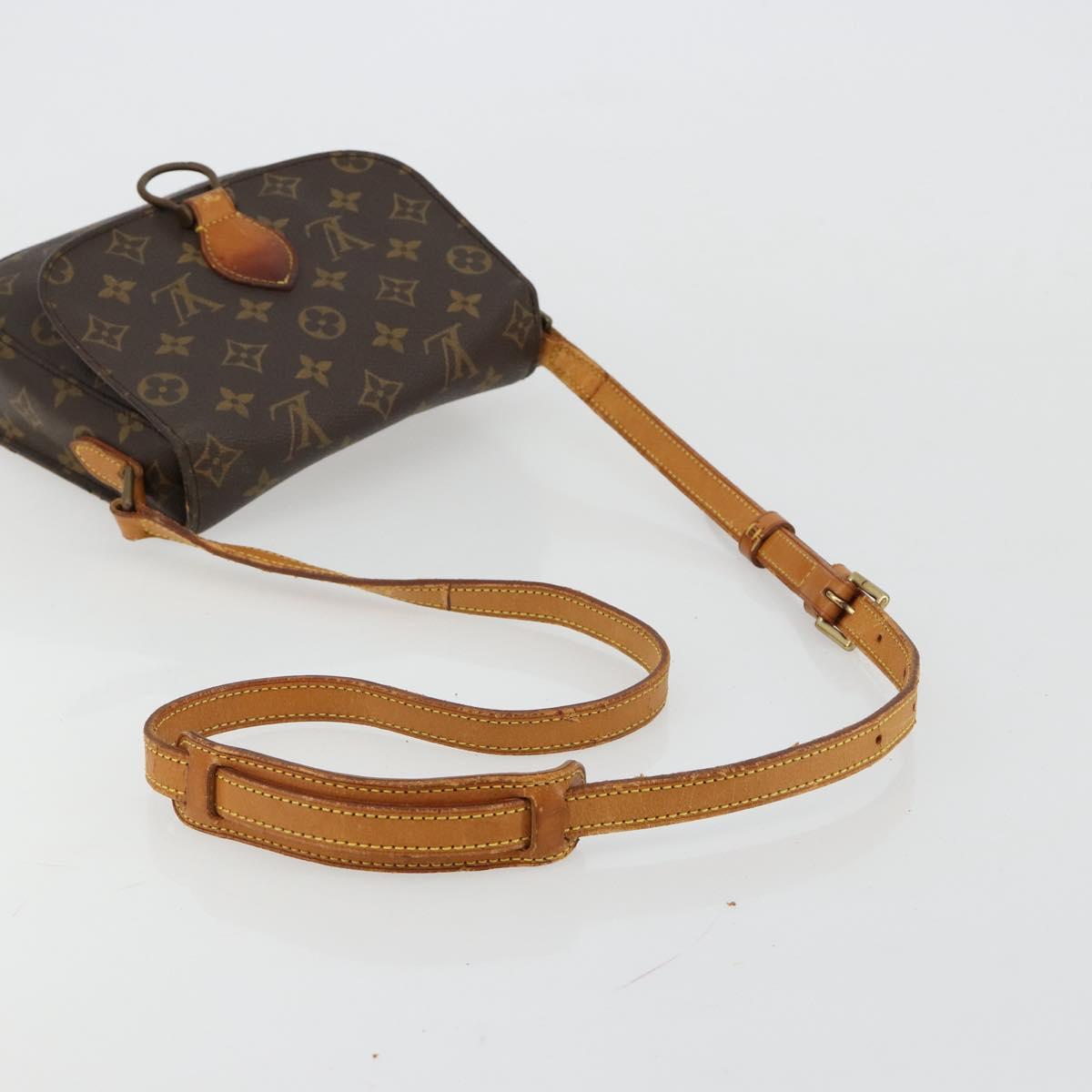 LOUIS VUITTON Monogram Saint Cloud MM Shoulder Bag M51243 LV Auth BA13328