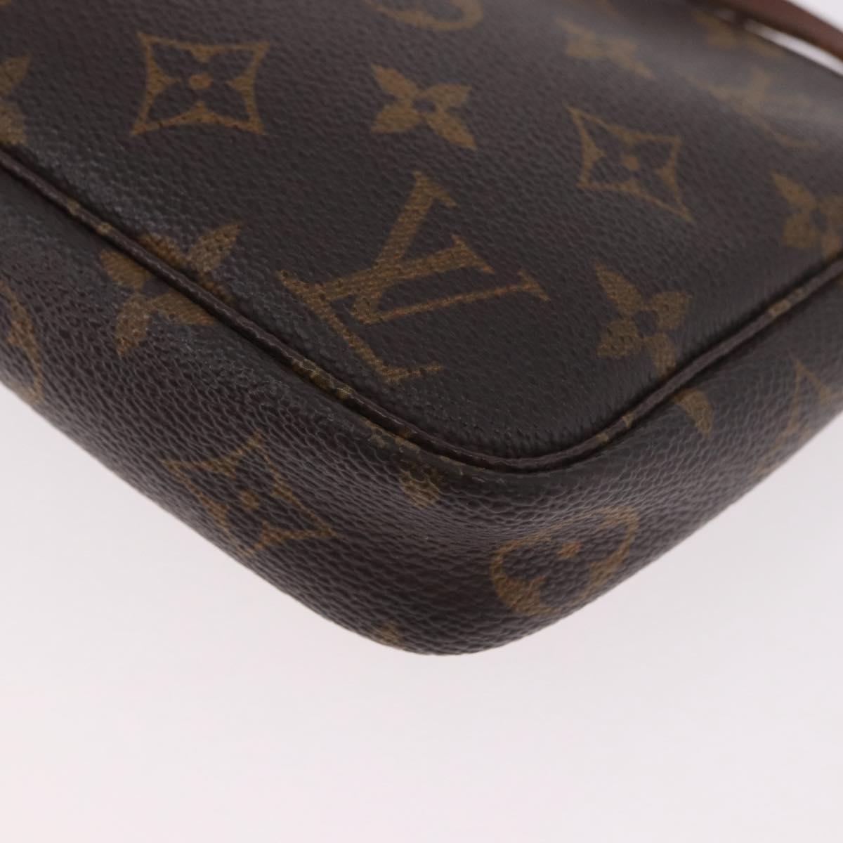 LOUIS VUITTON Monogram Pochette Accessoires Pouch M51980 LV Auth BA13329