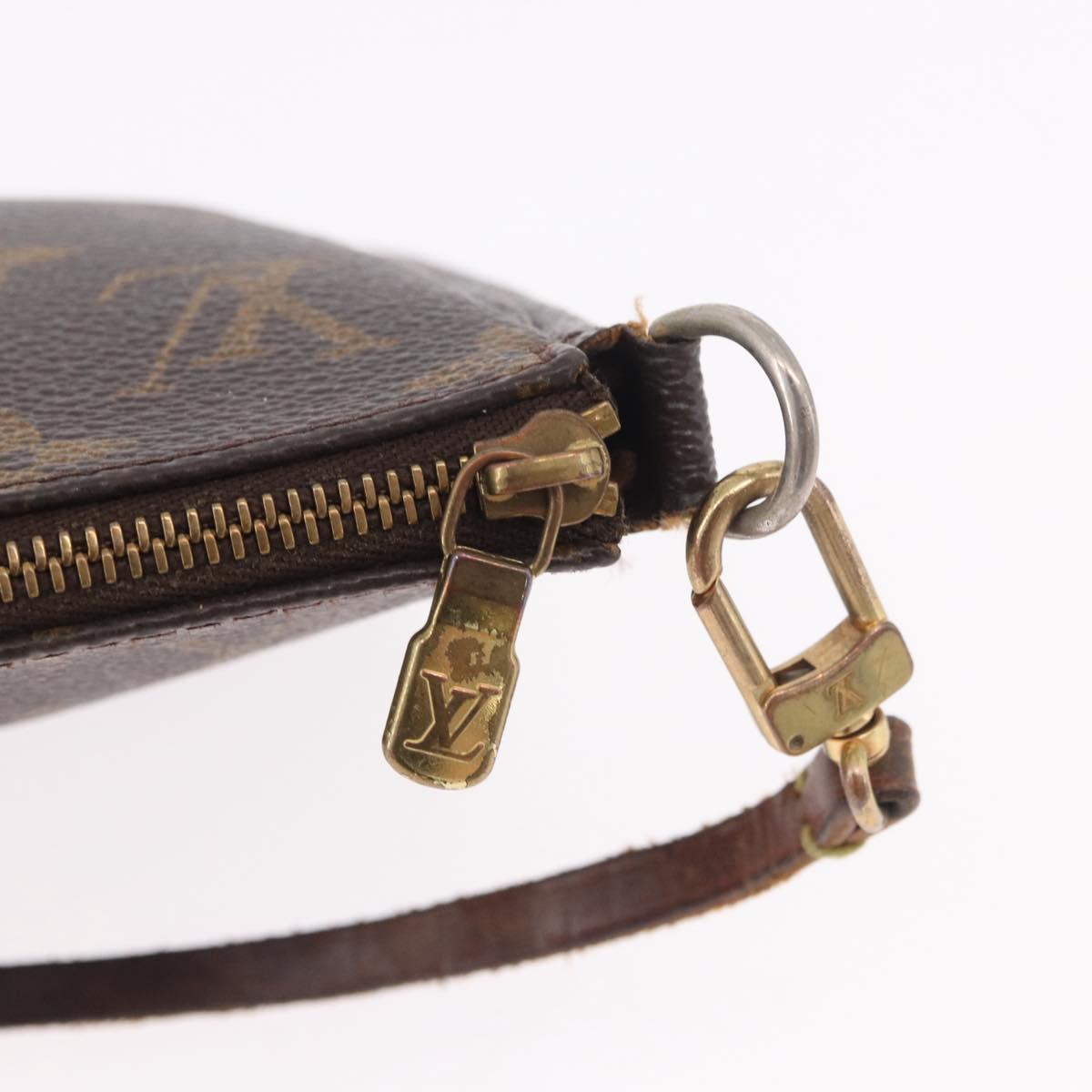 LOUIS VUITTON Monogram Pochette Accessoires Pouch M51980 LV Auth BA13329