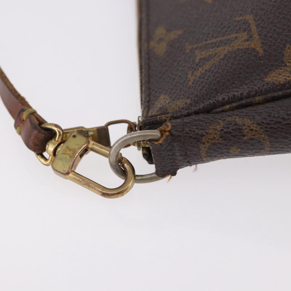 LOUIS VUITTON Monogram Pochette Accessoires Pouch M51980 LV Auth BA13329