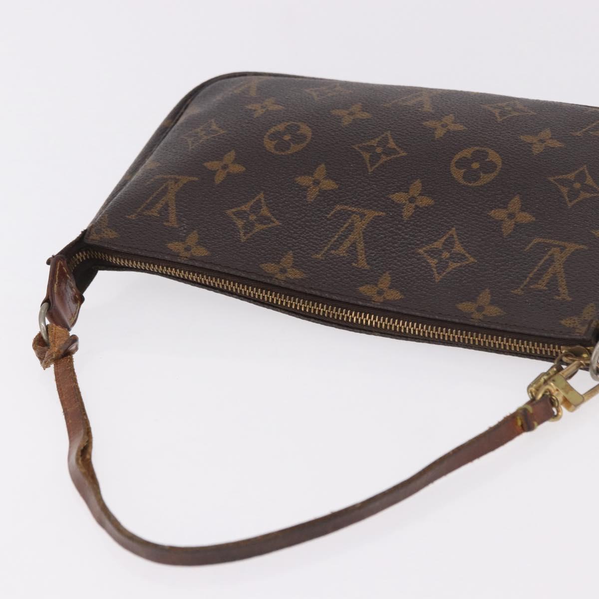 LOUIS VUITTON Monogram Pochette Accessoires Pouch M51980 LV Auth BA13329