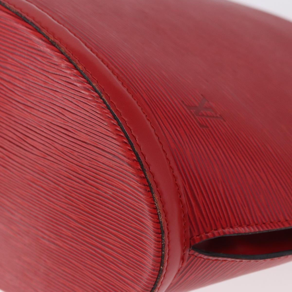LOUIS VUITTON Epi Saint Jacques Shopping Shoulder Bag Red M52277 LV Auth BA13343