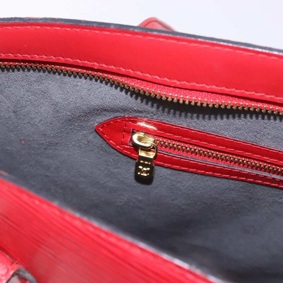 LOUIS VUITTON Epi Saint Jacques Shopping Shoulder Bag Red M52277 LV Auth BA13343
