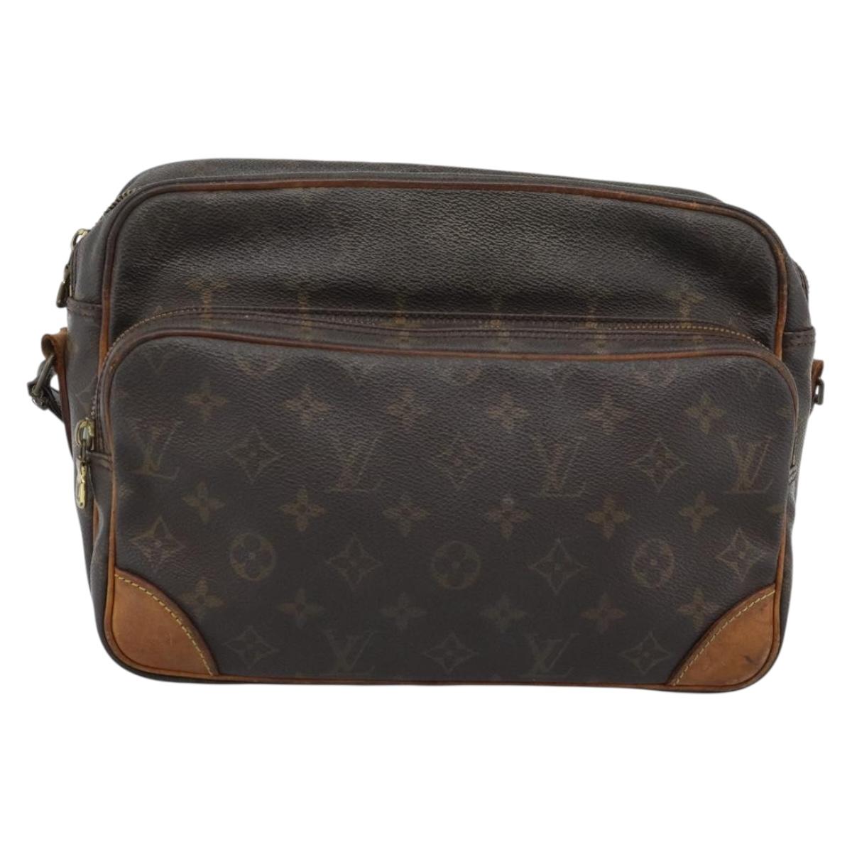 LOUIS VUITTON Monogram Nile Shoulder Bag M45244 LV Auth BA13344