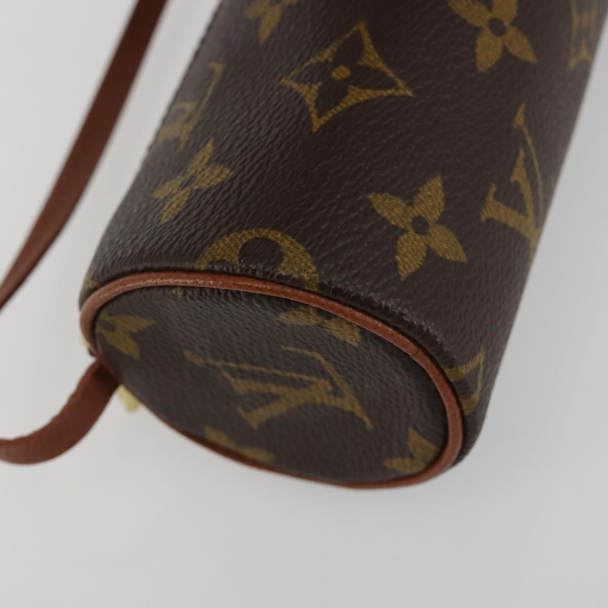 LOUIS VUITTON Monogram Papillon Pouch LV Auth BA13346A