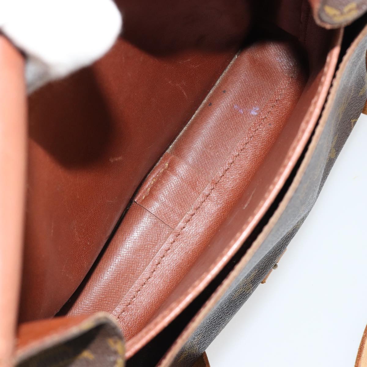 LOUIS VUITTON Monogram Cartouchiere MM Shoulder Bag M51253 LV Auth BA13348