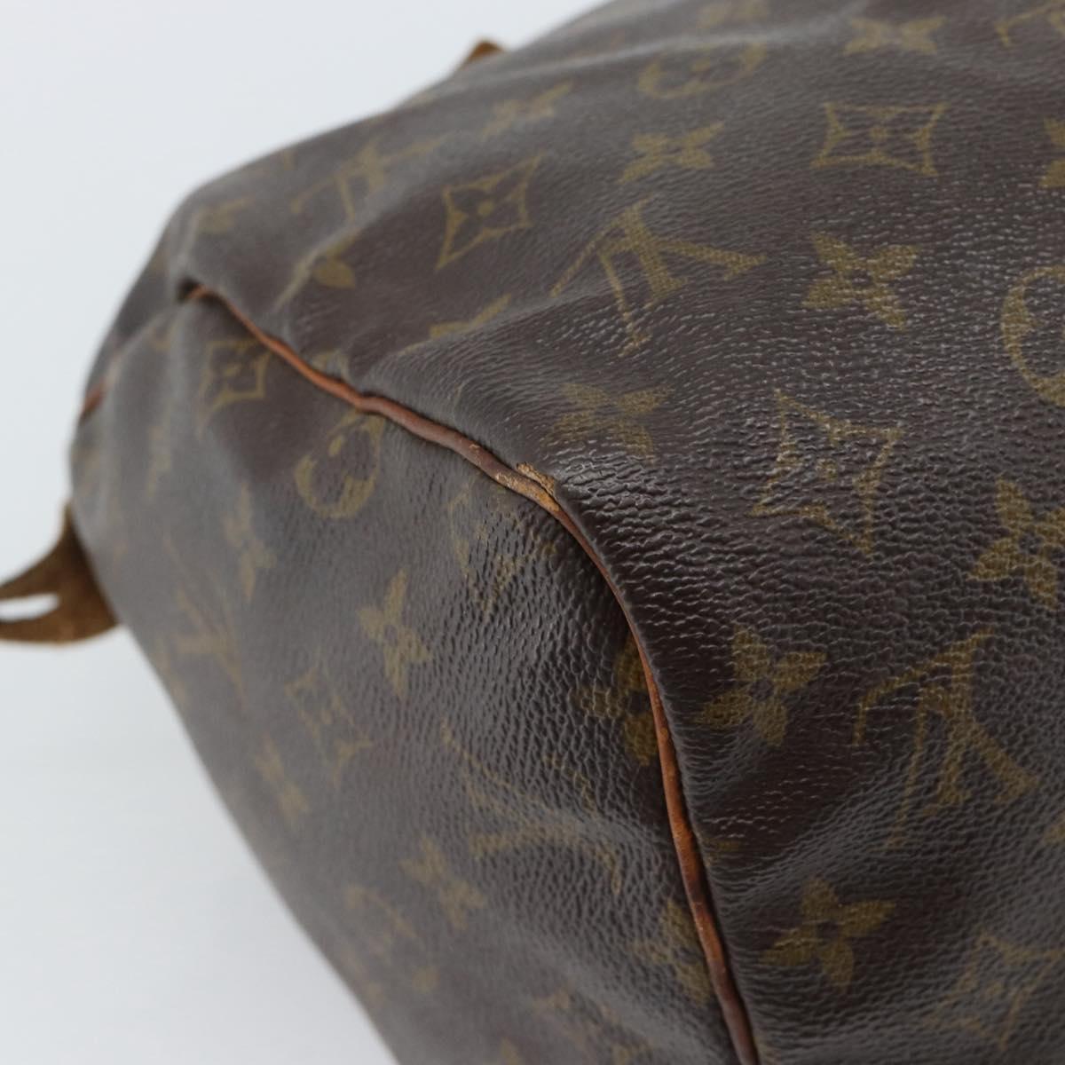 LOUIS VUITTON Monogram Speedy 30 Hand Bag M41526 LV Auth BA13352