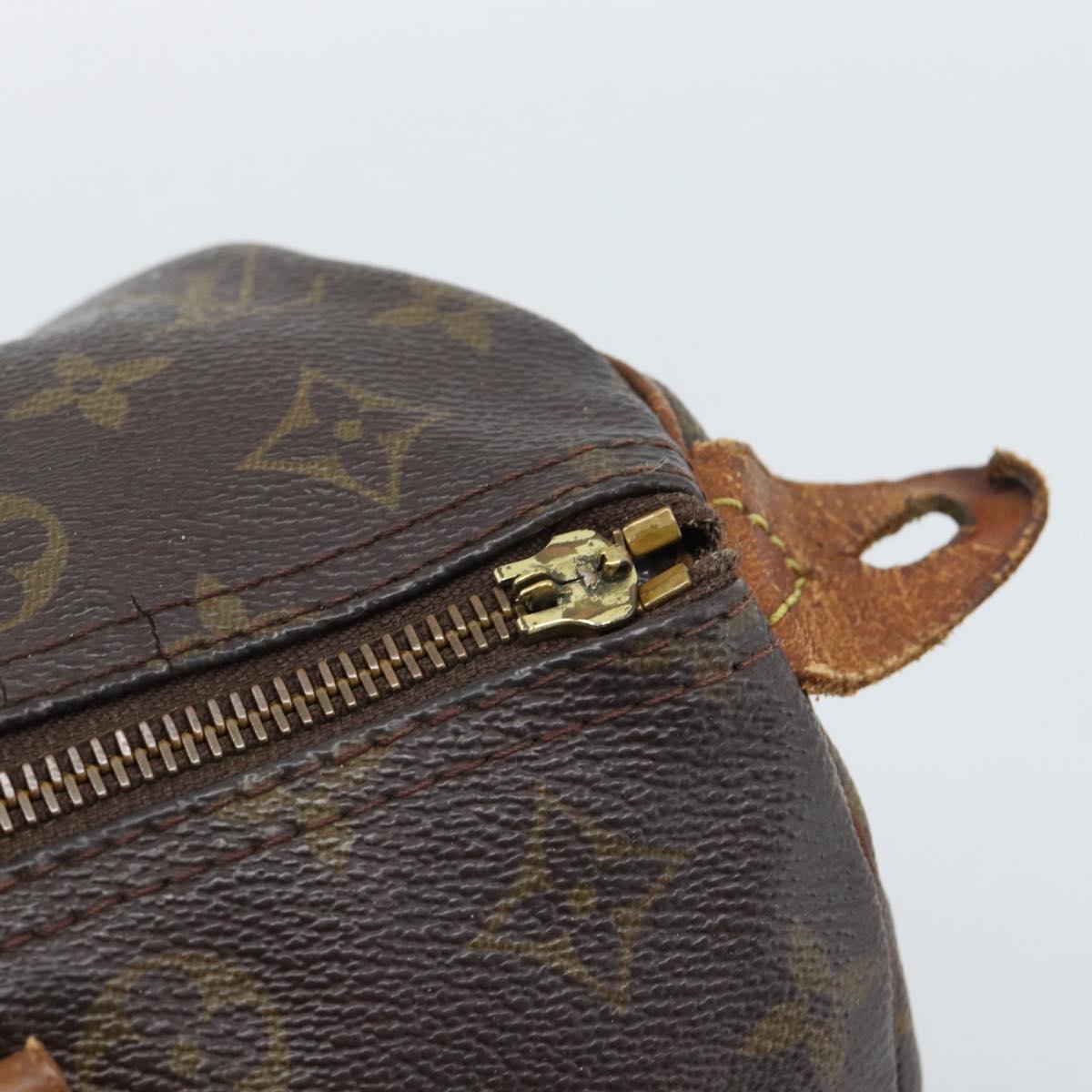 LOUIS VUITTON Monogram Speedy 30 Hand Bag M41526 LV Auth BA13352