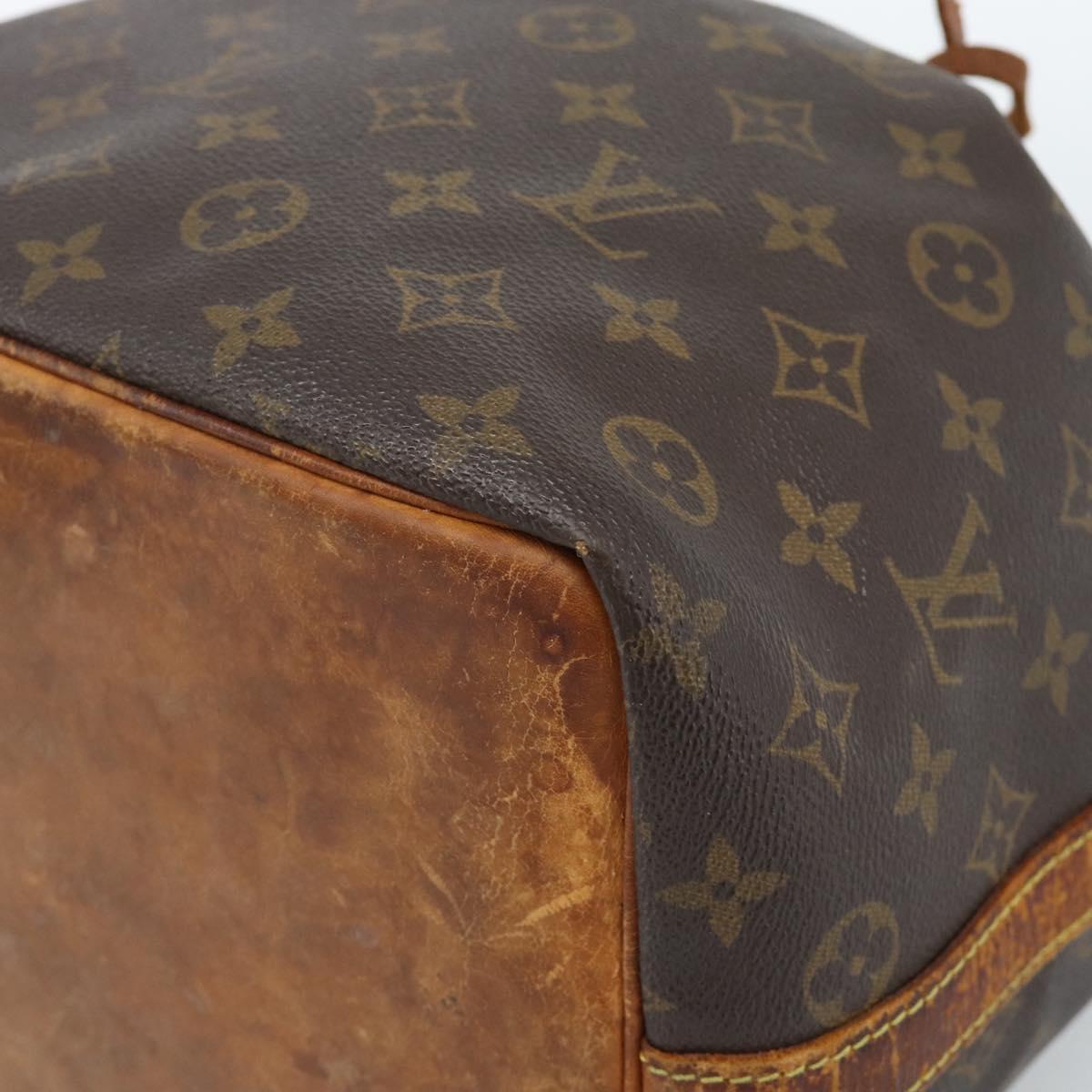 LOUIS VUITTON Monogram Petit Noe Shoulder Bag M42226 LV Auth BA13359