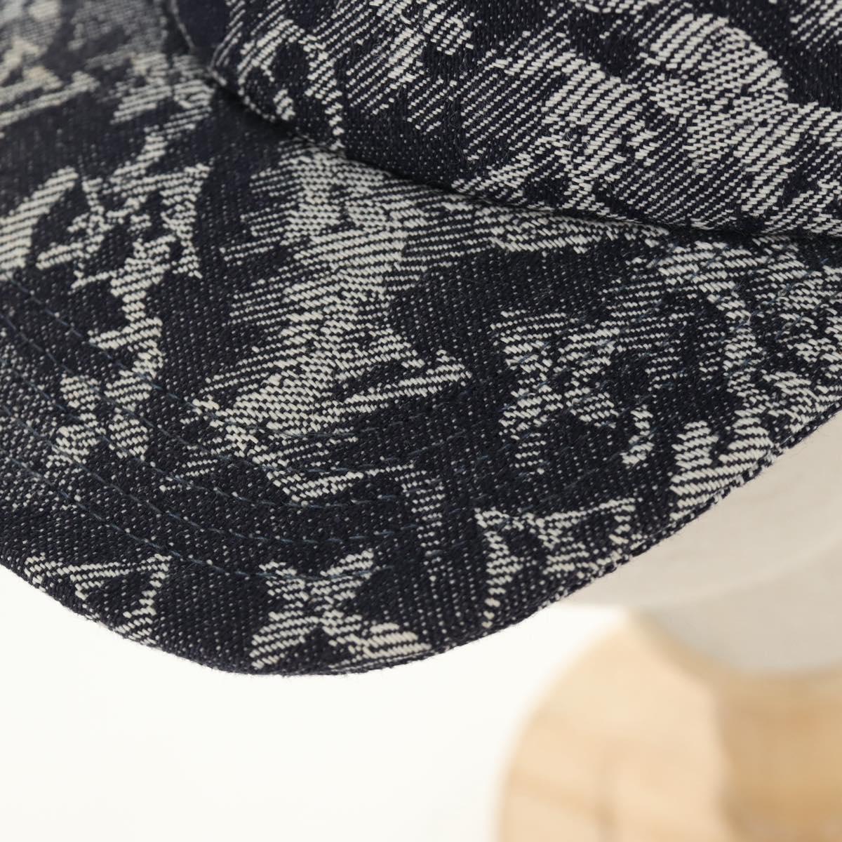 LOUIS VUITTON Monogram Denim Casquette Monogram Tapestry MP2871 Auth BA13372M