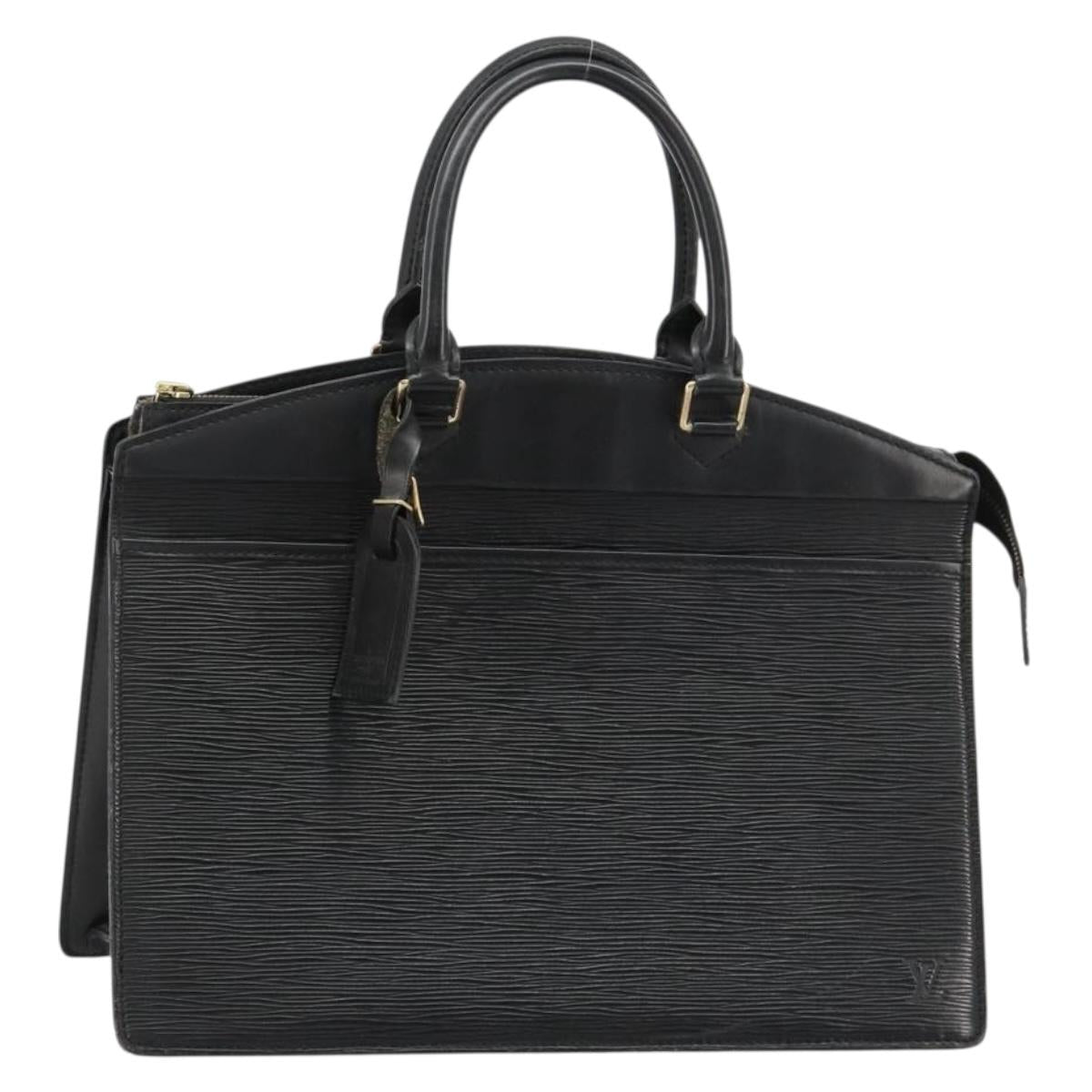 LOUIS VUITTON Epi Riviera Hand Bag Black M48182 LV Auth BA13374