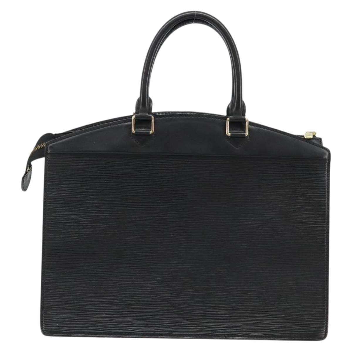 LOUIS VUITTON Epi Riviera Hand Bag Black M48182 LV Auth BA13374
